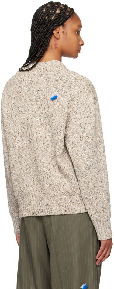 Sweater ADER ERROR Patch Speckled Knit Sweater Beige | BN01SSKT0301OT, 2