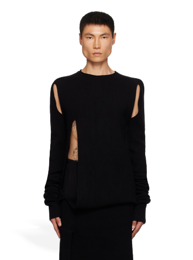 Sweater Rick Owens Banana Sweater Sort | RR02C7688 CHWSR
