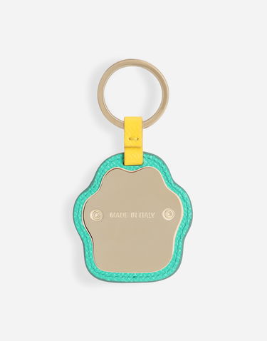 Nøgleringe Dolce & Gabbana Dolce & Gabbana Calfskin Paw Keychain Turkis | BD0019A64538H520, 1