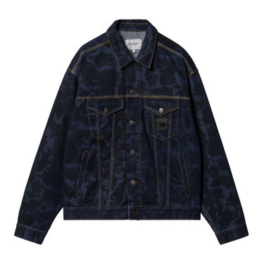 Jakke Carhartt WIP Camo Print Denim Jacket Blå | I033766_7, 4