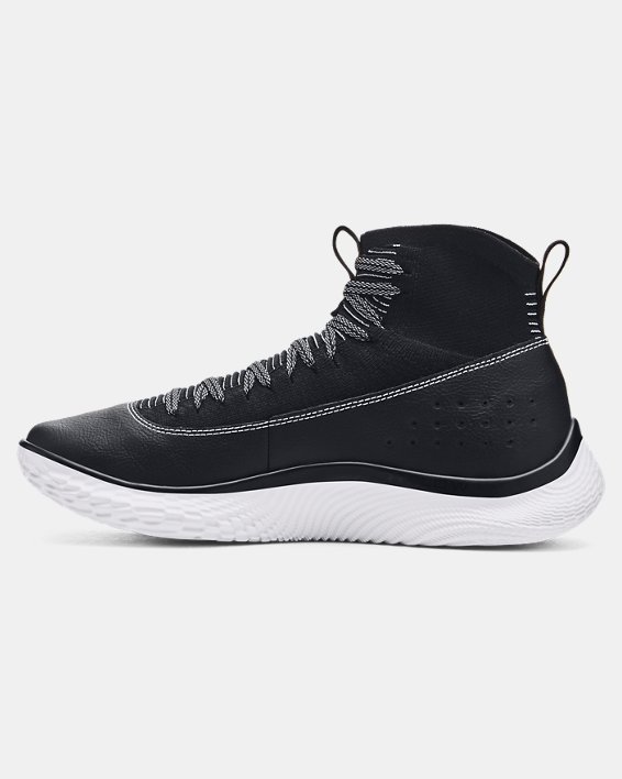 Sneakers og sko Under Armour Unisex Curry 4 FloTro Basketballschuhe Schwarz / Halo Grau / Weiß 44.5 Sort | 3024861-001, 1