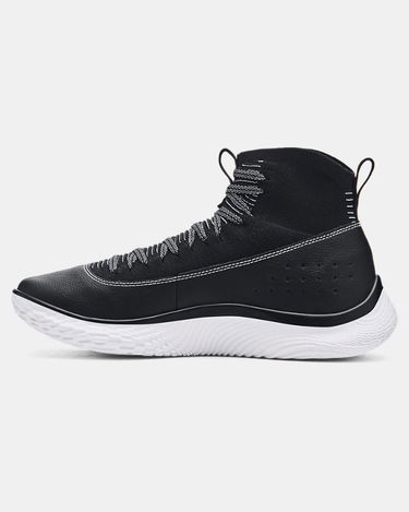 Sneakers og sko Under Armour Unisex Curry 4 FloTro Basketballschuhe Schwarz / Halo Grau / Weiß 44.5 Sort | 3024861-001, 1
