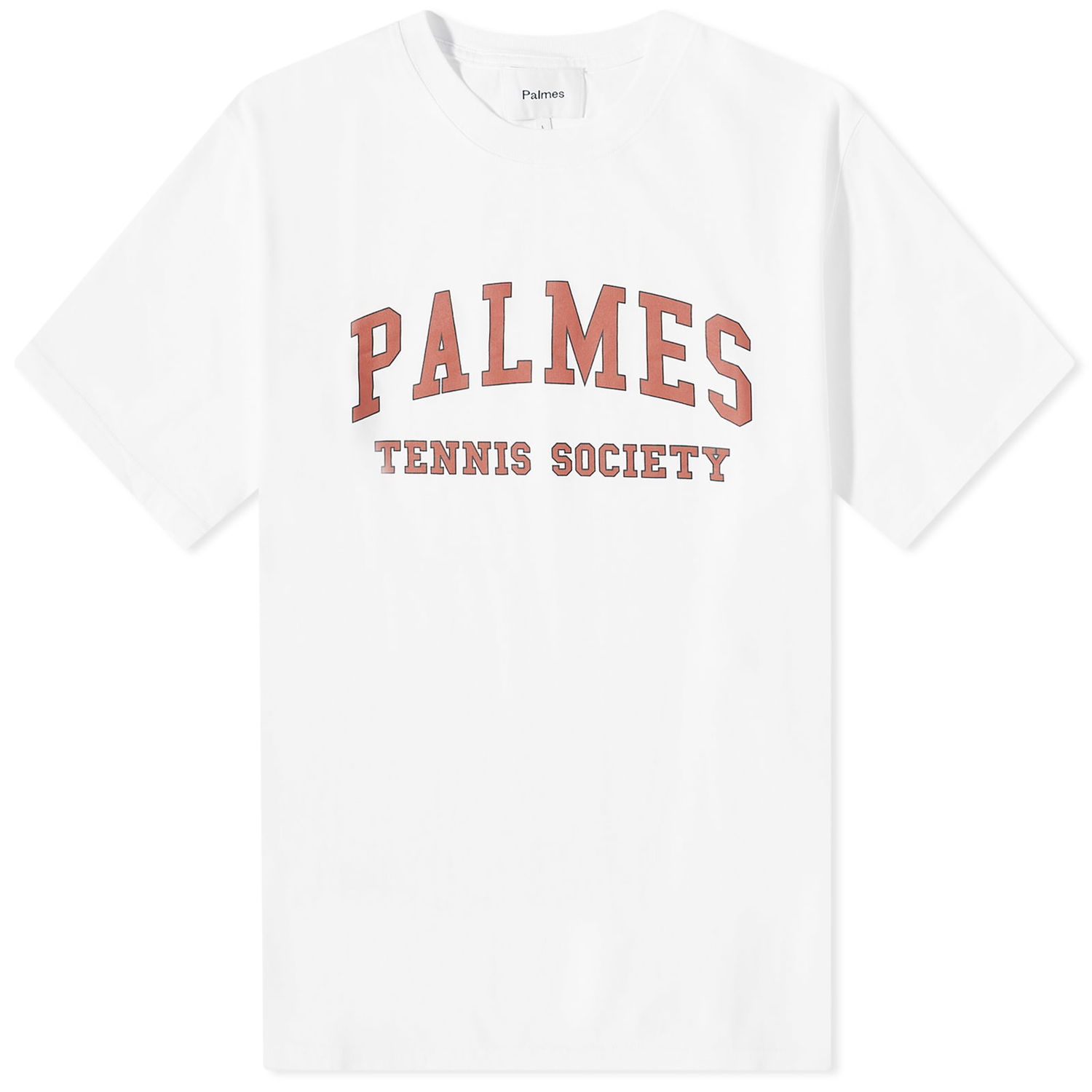 T-shirt Palmes Ivan Collegate Tee Hvid | 00230018-WHT, 0