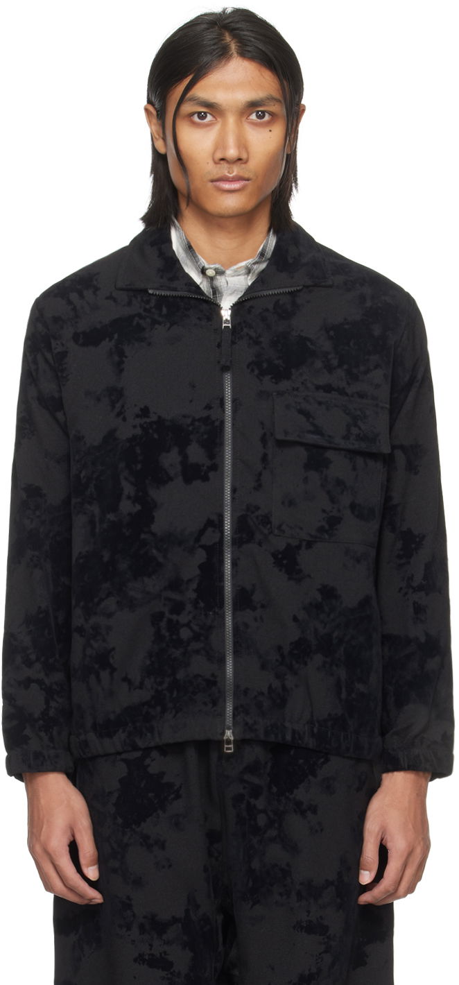 Vindjakke Universal Works Universal Works K Track Jacket Sort | P2910