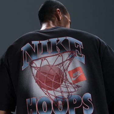 T-shirt Nike Nike Max90 Basketball T-Shirt Sort | HJ3436-010, 2