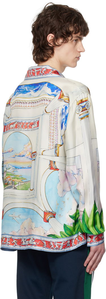Skjorte Casablanca Casablanca 'Le Passage' Silk Shirt Flerfarvet | U-MPS25-SH-006-02, 2