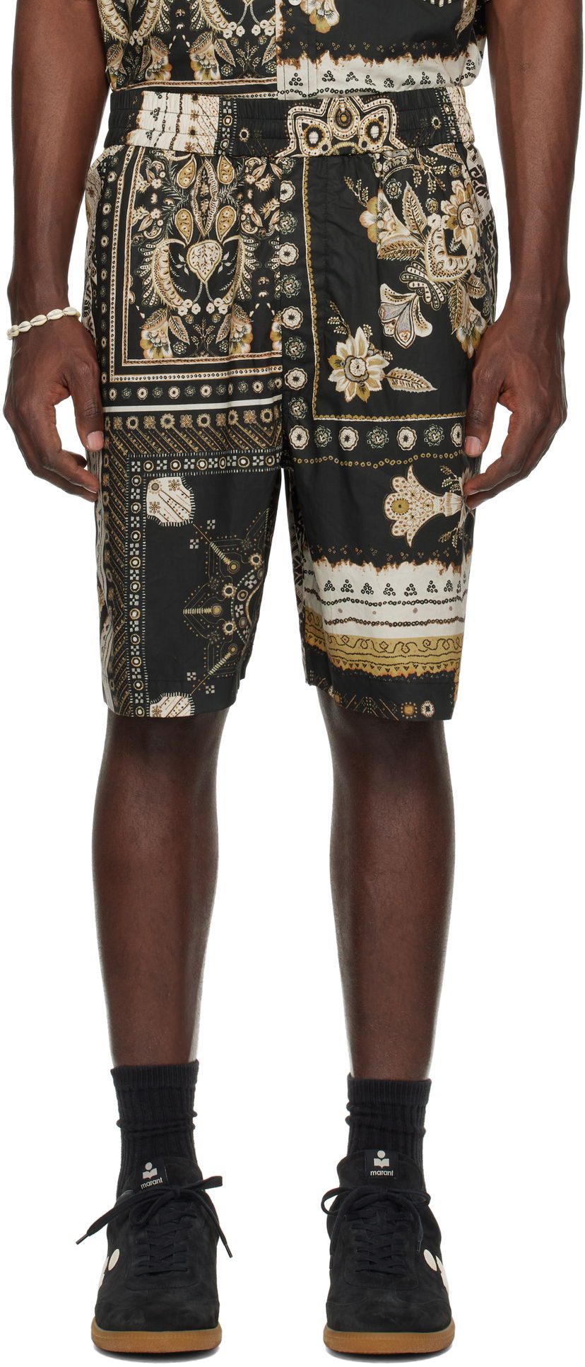 Shorts ISABEL MARANT Isabel Marant Gregorian Paisley Print Shorts Sort | 25PSH0207HA-C1I09H
