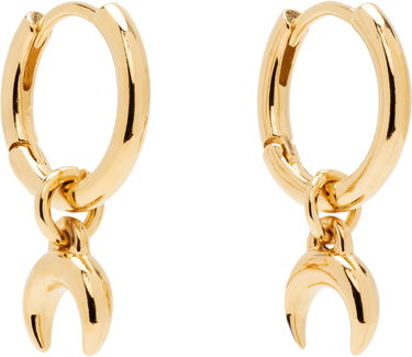 Øreringe Marine Serre Moon Mini Hoop Crescent Earrings Metalisk | UJW078ARMET0003, 1