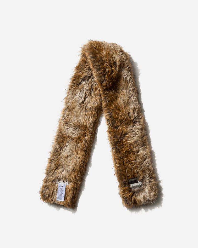 Tørklæde Maison Margiela Faux Fur Scarf Brun | SH0TE0001 001F