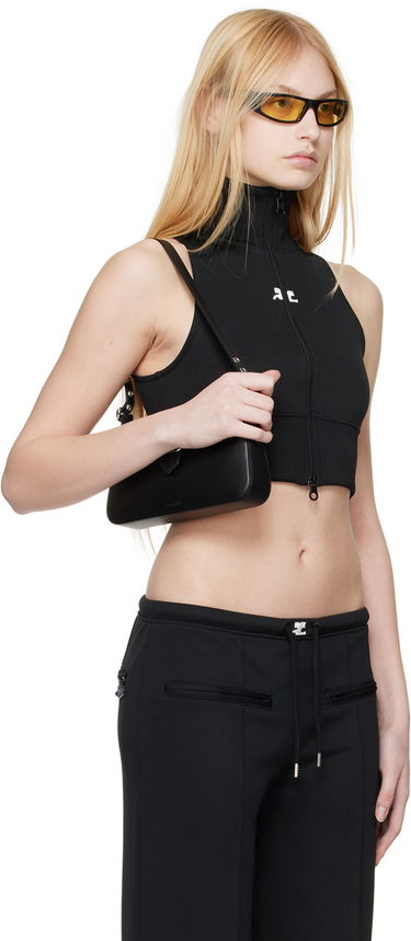 Tanktop Courrèges Cropped Track Jacket Beige | 124JVE072JS0091, 4