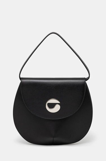 Håndtaske Coperni Coperni U.F.O. Leather Handbag Sort | COPBA34405, 0