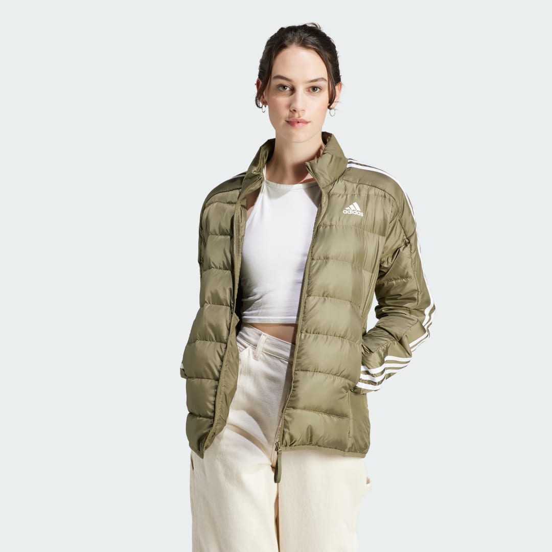 Jakke adidas Originals Essentials 3-Stripes Brun | IK3229, 1