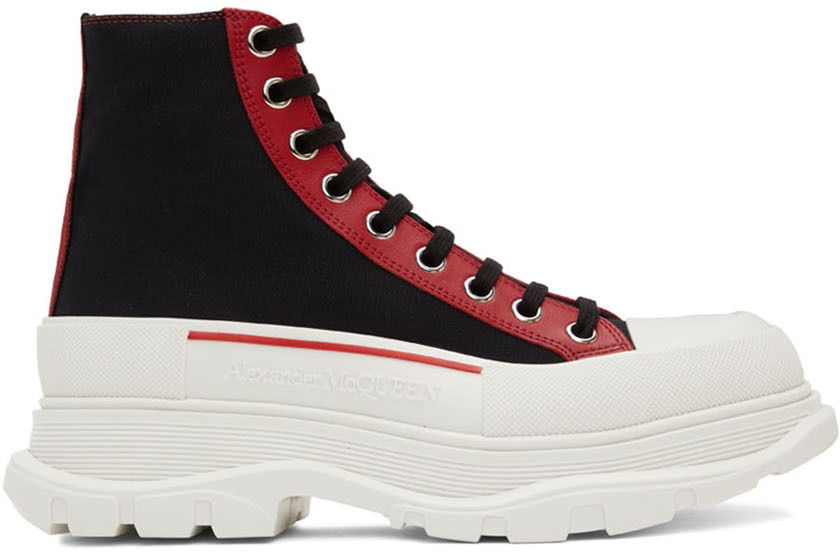 Sneakers og sko Alexander McQueen Tread Slick High Sneakers Sort | 711105W4TGD, 0