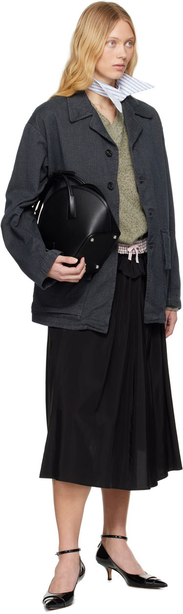 Nederdel Maison Margiela Maison Margiela 'Anonymity Of The Lining' Midi Skirt Sort | S51ME0034 S76632, 3