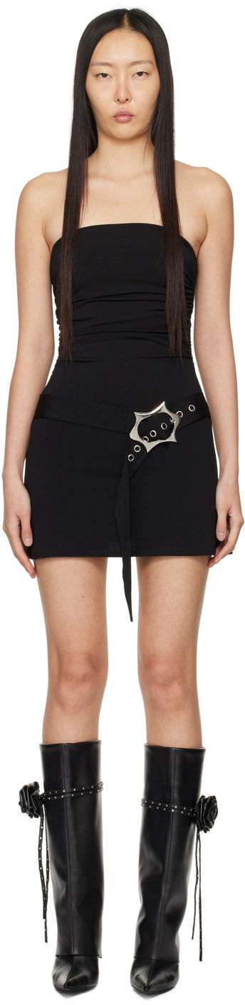Kjole Miaou Miaou Alisha Mini Dress Sort | 5046VISBLK