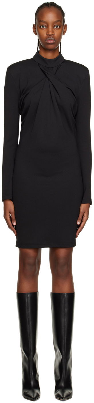 Kjole Han Kjøbenhavn Han Kjobenhavn Twisted Mini Dress Sort | W-131613