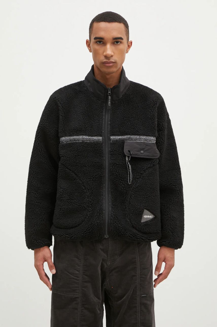 Puffer jakke GRAMICCI JQ Tape Fleece Jacket Sort | GUJ4.F3005.M, 0