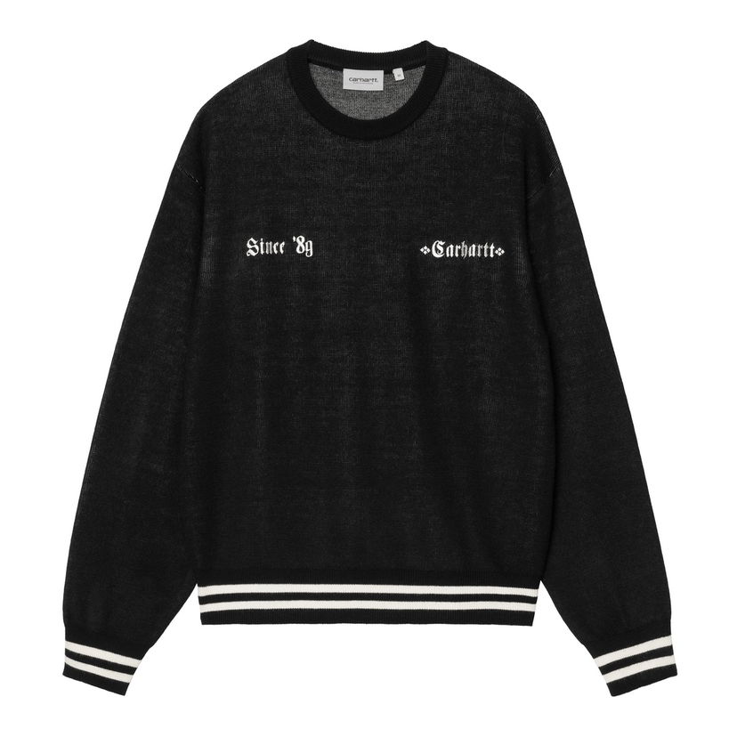 Sweater Carhartt WIP Greatest Hits Black Sweater Sort | I034389_9