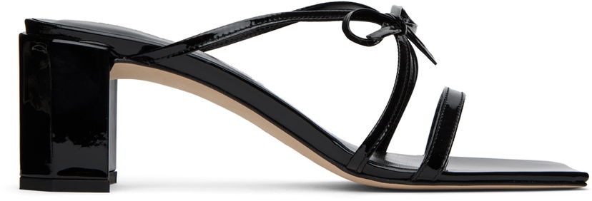 Sneakers og sko BY FAR June Heeled Sandals Sort | 23SSJUNSBLP
