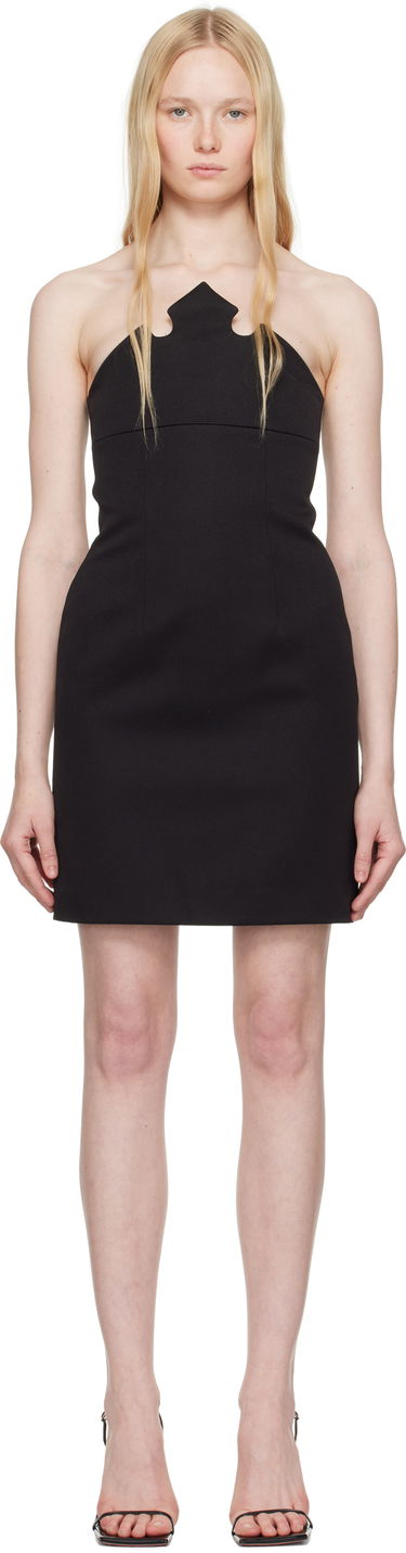 Kjole Coperni Coperni Crown Minidress Sort | DR184F3004, 0