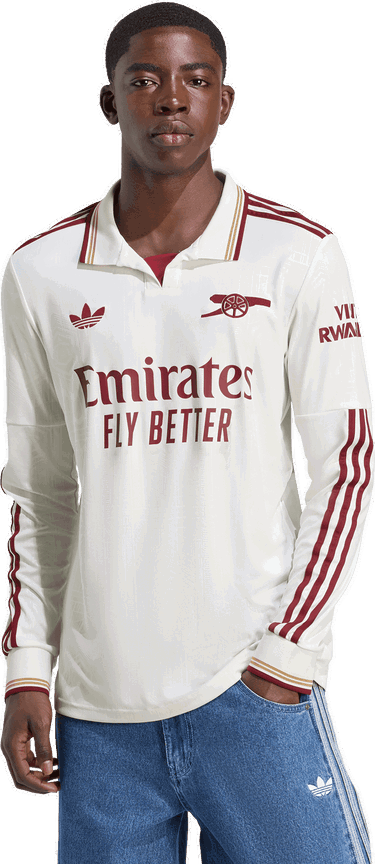Jersey adidas Originals adidas Originals FC Arsenal London Long Sleeve 3rd Jersey Hvid | ji9524, 4