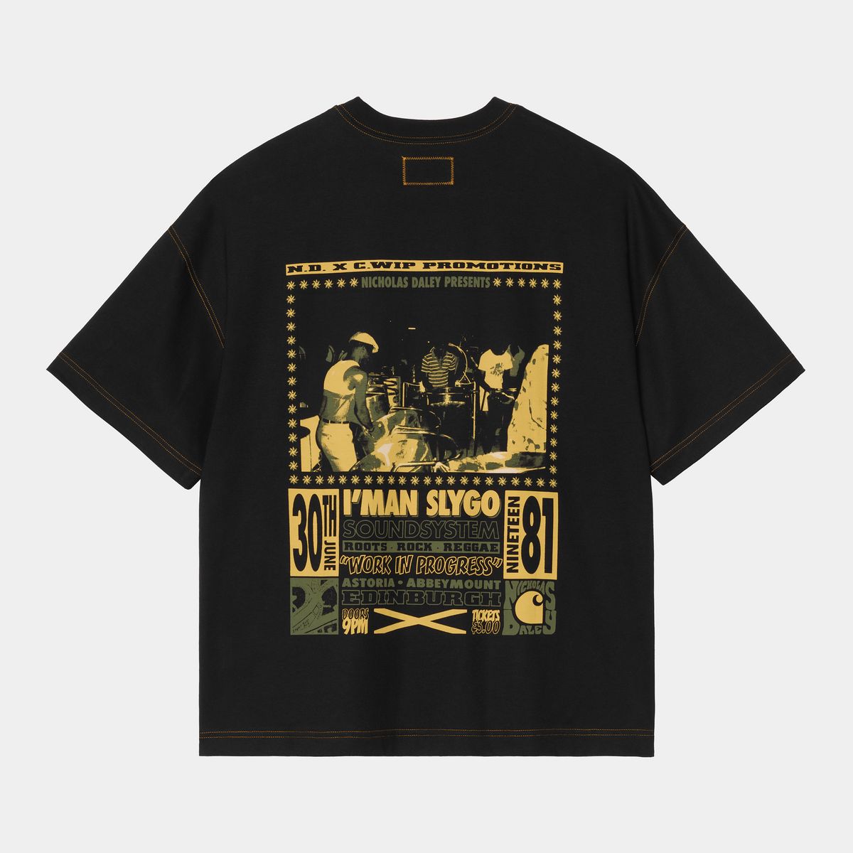 T-shirt Carhartt WIP Carhartt WIP x Nicholas Daley Poster T-Shirt ND Sort | I035276_6, 1