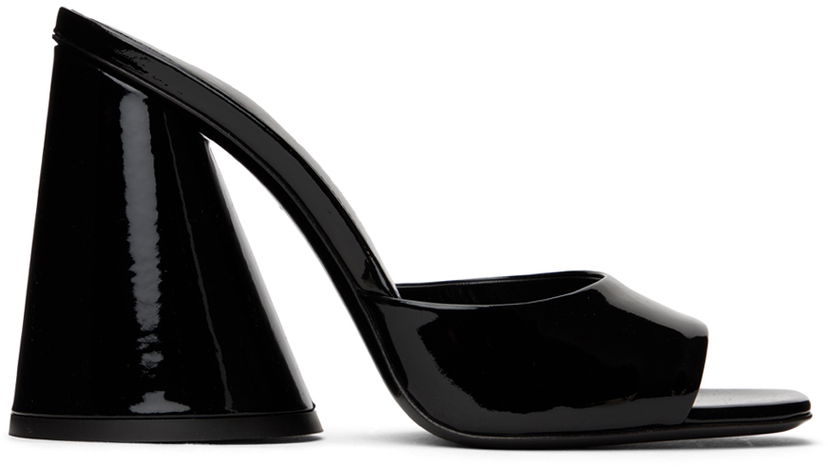 Tilbehør The Attico Attico Luz Heeled Mules Sort | 236WS502 L002