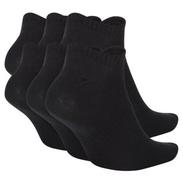 Sokker Nike Lightweight No-Show 6-pack Sort | sx7679-010, 6