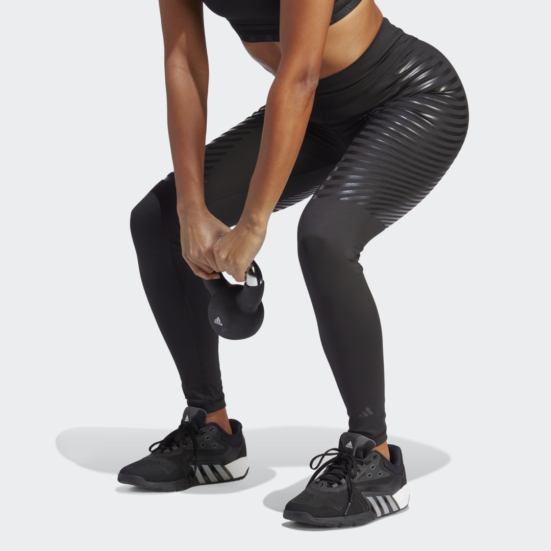 Leggings adidas Originals Techfit Control Full-Length Leggings Sort | HS7415, 0