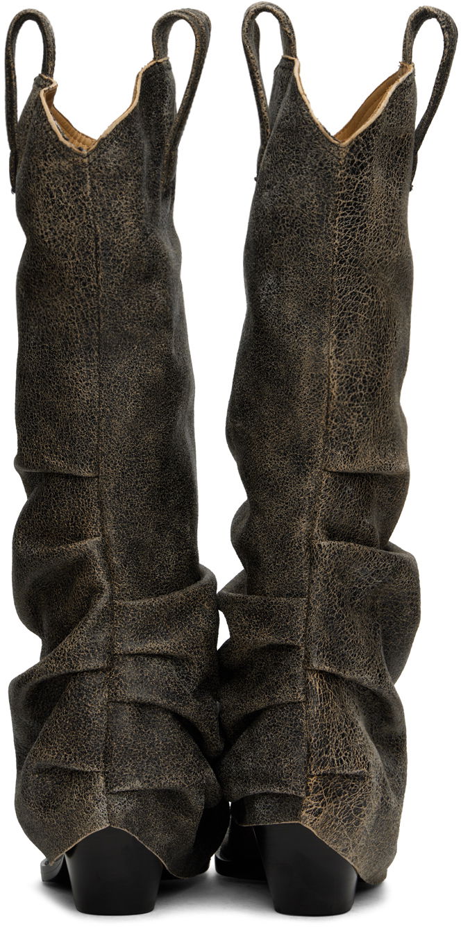 Tøj R13 R13 Mid Cowboy Sleeve Boots Brun | R13S0107-S131A, 1