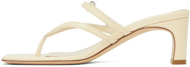 Tøj Aeyde Aeyde Giselle Heeled Thong Sandals Beige | A11-HS-GLIS55TB27-SS24-100-028, 2
