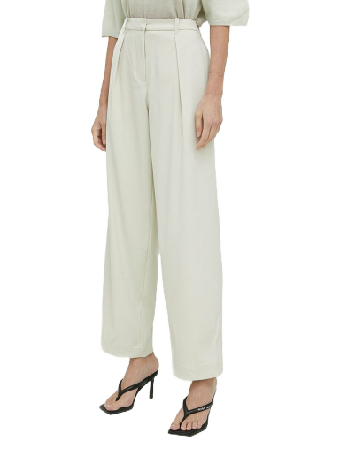 Bukser Samsoe Samsoe Zuri Elasticated Trousers Beige | F23100049