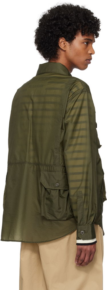 Skjorte Engineered Garments Engineered Garments Explorer Overshirt Grøn | 25S1D037, 2
