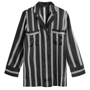 Skjorte Anine Bing Lynette Print Shirt, Size Medium Sort | A-07-10345-PRT31, 0