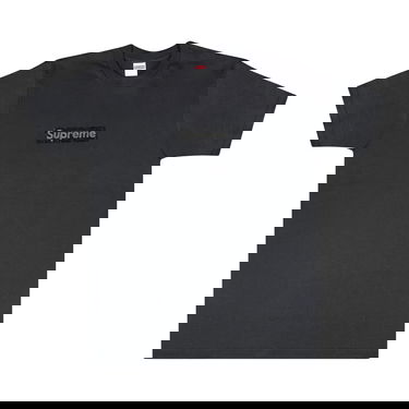 T-shirt Supreme Swarovski x Box Logo T-Shirt Sort | SS19T1 BLACK, 1