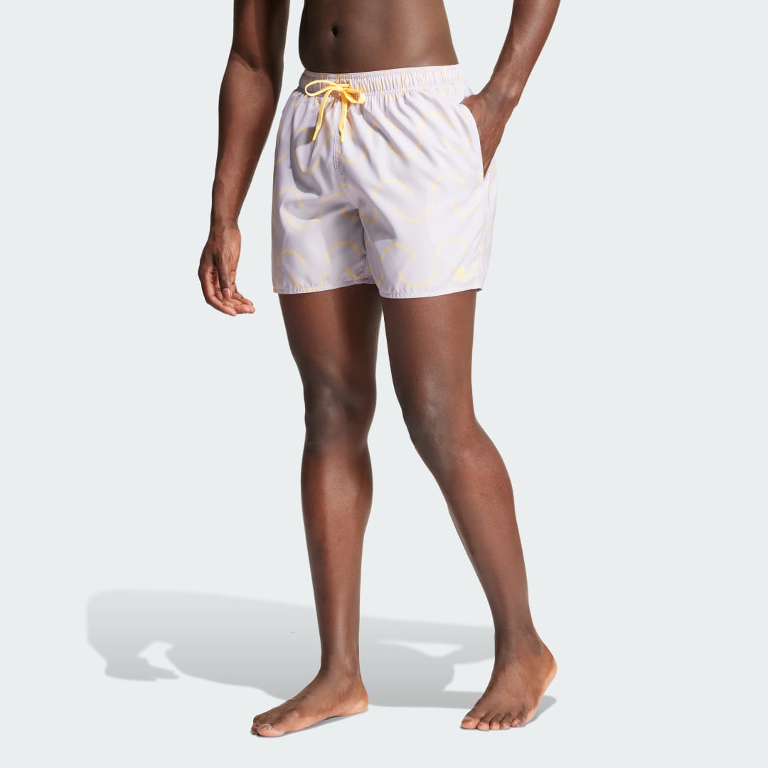 Badetøj adidas Performance Sportswear Wave Logo CLX Swim Shorts Hvid | IR6198, 1