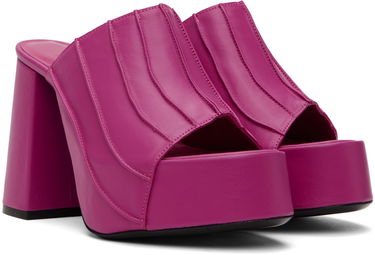 Kjole BY FAR BY FAR Brad Heeled Sandals Lyserød | 23PFBRAMFCHNAP, 3