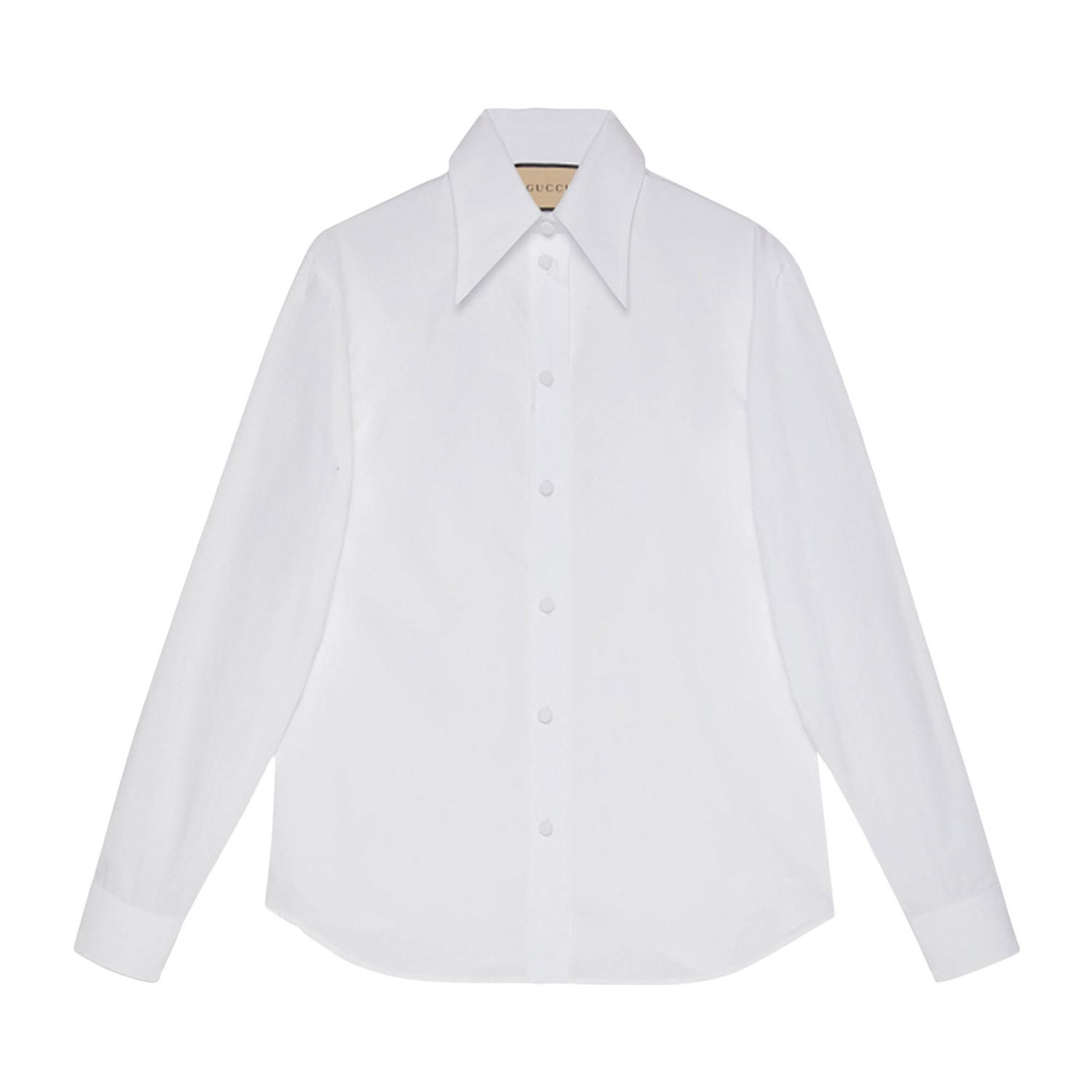 Skjorte Gucci Poplin Shirt Hvid | 715840 ZAK76 9000, 1