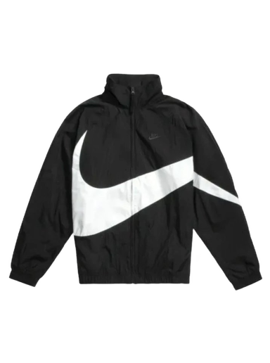 Jakke Nike Big Swoosh Woven Statement Jacket Black Sort | AR3133-010
