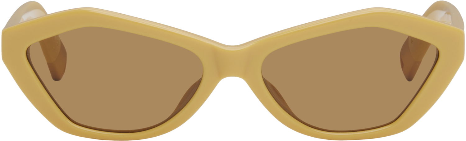 Solbriller Jacquemus Jacquemus 'The Bambino' Sunglasses Beige | JAC42C7SUN, 0