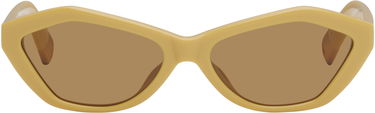 Solbriller Jacquemus Jacquemus 'The Bambino' Sunglasses Beige | JAC42C7SUN, 0