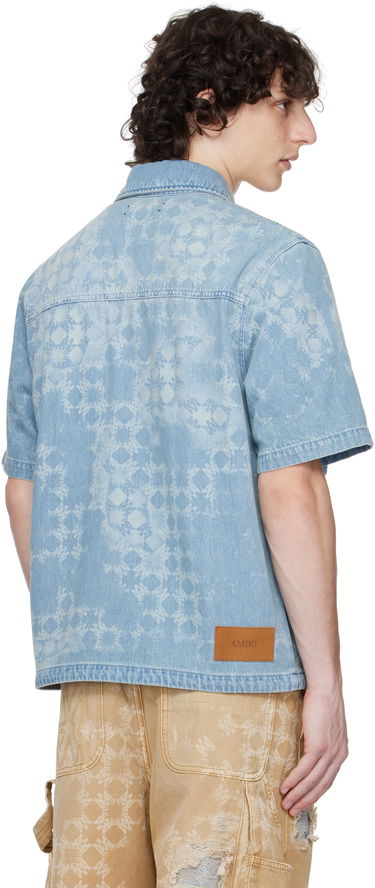 Skjorte AMIRI AMIRI MA Quad Denim Shirt Blå | AMDNIR1040, 2