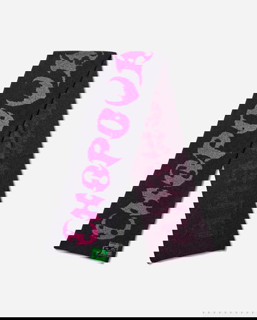 Tørklæde Chopova Lowena Chopova Lowena Cyber Knit Scarf Sort | 6709 BLCKPNK, 3