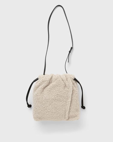 Skuldertaske Marni Sherpa Drawstring Shoulder Bag Beige | SBMQ0119Q1-00W11, 2