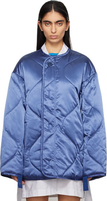 Puffer jakke JW Anderson JW Anderson Oversized Quilted Jacket Blå | JK0374-PG1680, 0