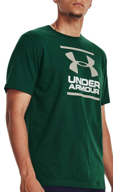 T-shirt Under Armour Foundation Grøn | 1326849-322, 0
