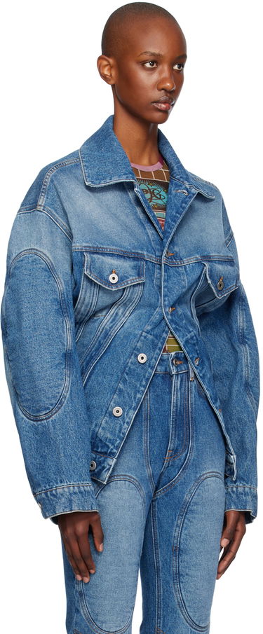 Jakke Jean Paul Gaultier Jean Paul Gaultier Lacing Denim Jacket Blå | 24/31-F-VE062LP-D013-57, 1