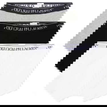 Boksere Polo by Ralph Lauren Cotton Trunk - 3 Pack Flerfarvet | 714835885003, 1