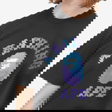 T-shirt BAPE Tie Dye College Graphic T-Shirt Sort | 001TEK801032M-BK2, 5
