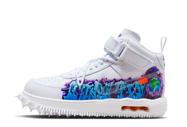 Sneakers og sko Nike Air Force 1 Mid "Off-White Graffiti White" Hvid | DR0500-100, 2